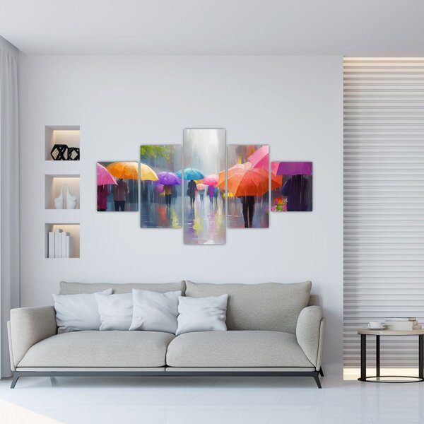 Obraz - Deštivý den (125x70 cm)