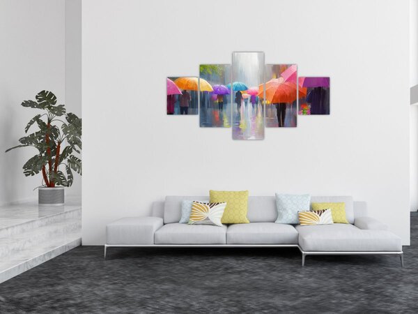 Obraz - Deštivý den (125x70 cm)