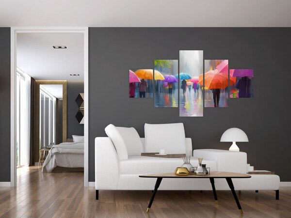 Obraz - Deštivý den (125x70 cm)