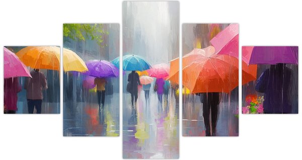 Obraz - Deštivý den (125x70 cm)