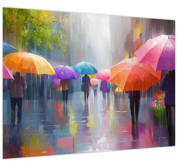 Obraz - Deštivý den (70x50 cm)