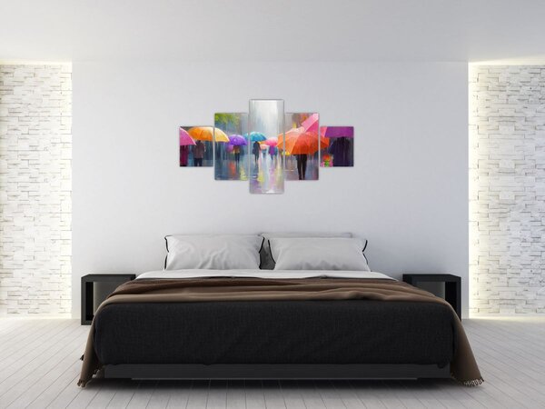 Obraz - Deštivý den (125x70 cm)