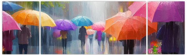 Obraz - Deštivý den (170x50 cm)
