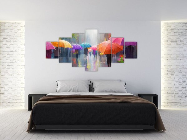 Obraz - Deštivý den (210x100 cm)