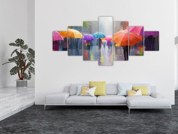 Obraz - Deštivý den (210x100 cm)