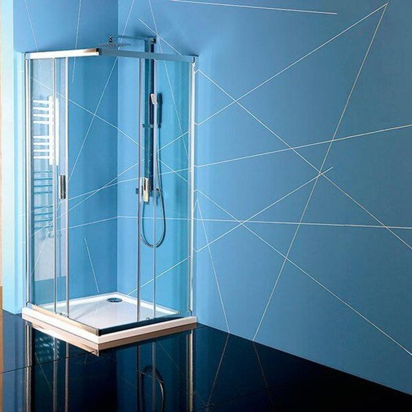 Obdélníkový sprchový kout EASY LINE 900x800mm L/R varianta