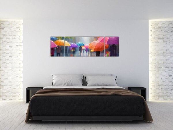 Obraz - Deštivý den (170x50 cm)
