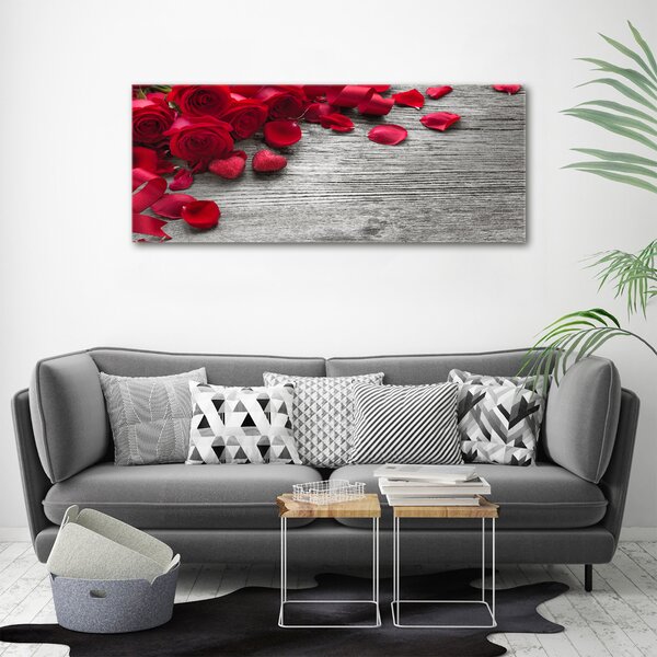 Moderní obraz canvas na rámu Červené růže oc-99989329