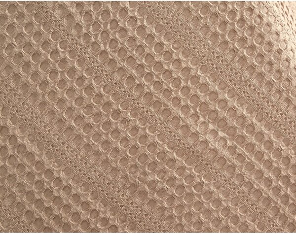 Hnědý bavlněný přehoz na dvoulůžko 220x240 cm Lotus – Mijolnir