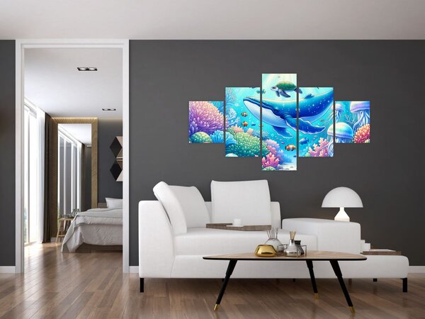 Obraz - Podvodní svět (125x70 cm)