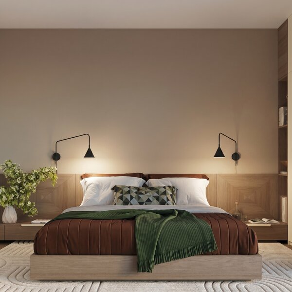Sollux Lighting Nástěnné svítidlo NOX 1 černé s vypínačem