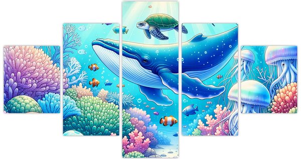 Obraz - Podvodní svět (125x70 cm)
