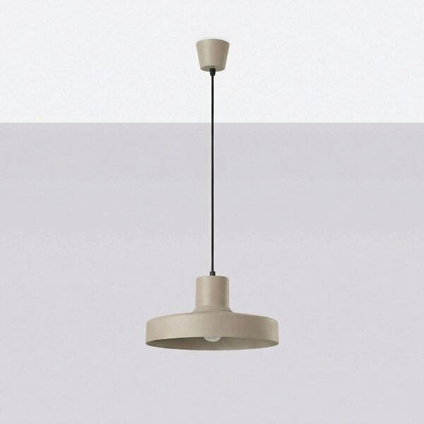 Sollux Lighting Závěsné svítidlo BILO šedobéžové