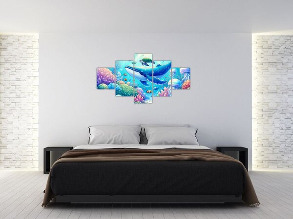Obraz - Podvodní svět (125x70 cm)