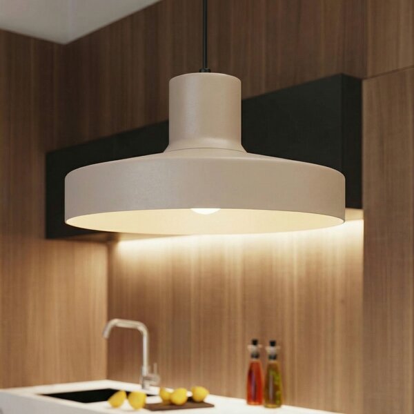Sollux Lighting Závěsné svítidlo BILO šedobéžové