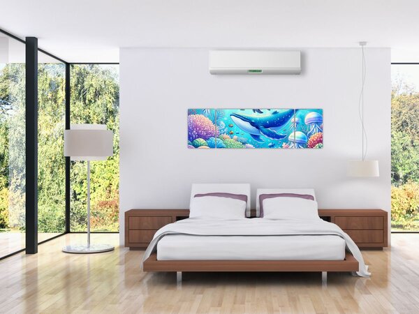 Obraz - Podvodní svět (170x50 cm)