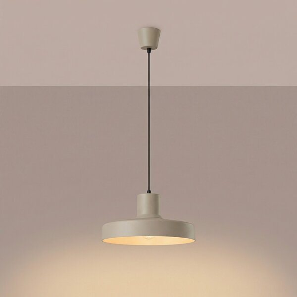 Sollux Lighting Závěsné svítidlo BILO šedobéžové