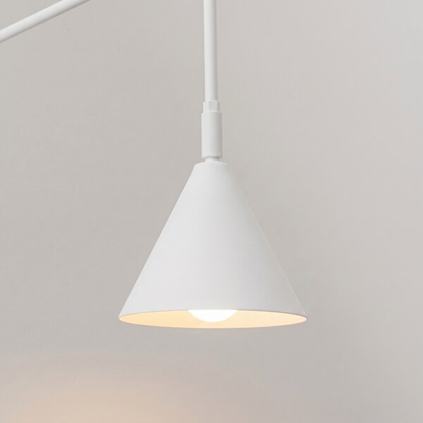 Sollux Lighting Nástěnné svítidlo NOX 1 bílé s vypínačem
