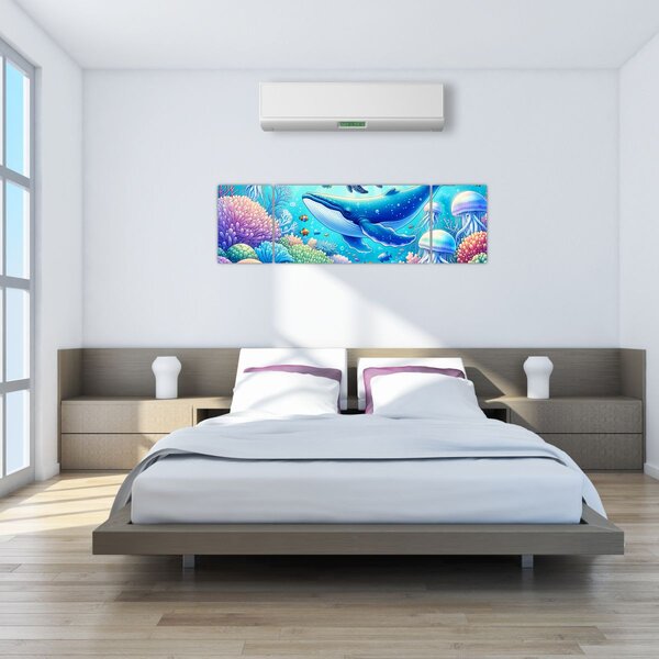 Obraz - Podvodní svět (170x50 cm)
