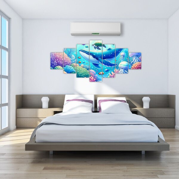 Obraz - Podvodní svět (210x100 cm)