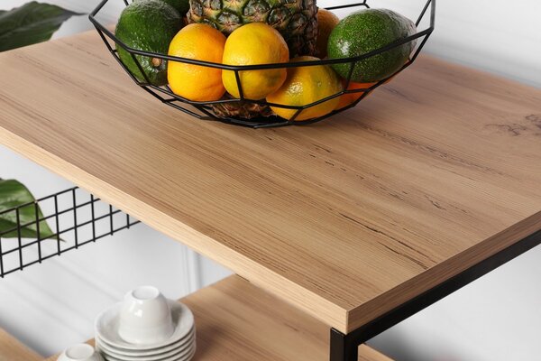 Hanah Home Kuchyňský regál ANEMON 60 cm borovice