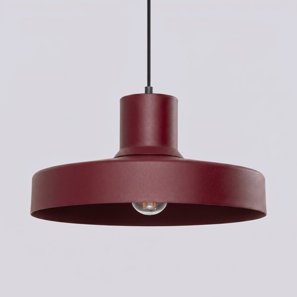 Sollux Lighting Závěsné svítidlo BILO bordó