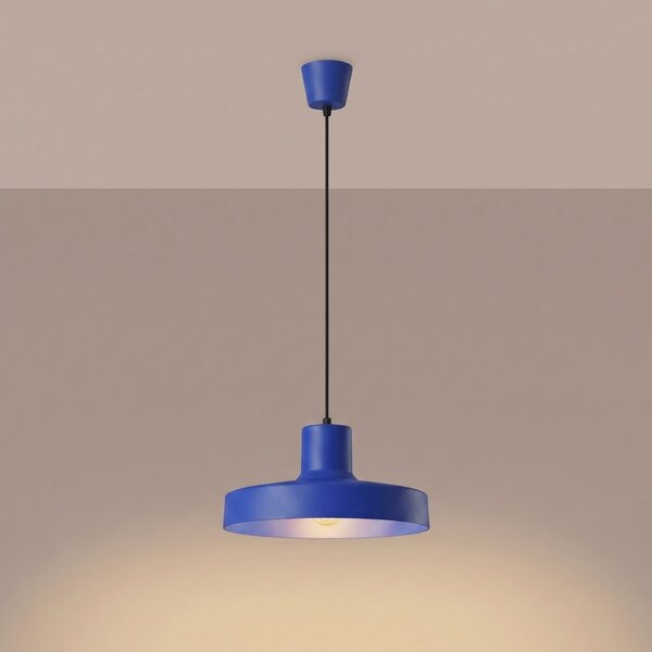 Sollux Lighting Závěsné svítidlo BILO ultramarínové