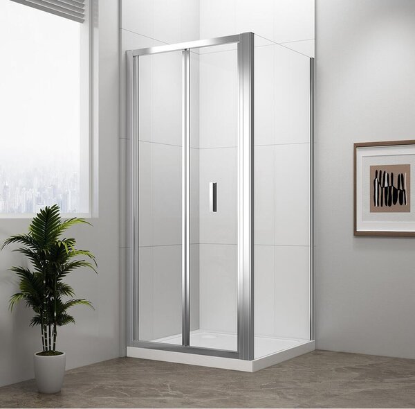 EASY LINE Obdélníkový sprchový kout 900x1000mm, skládací dveře, provedení L/R, čiré sklo