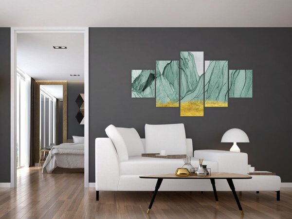 Obraz - Smaragdové hory N⁰1 (125x70 cm)