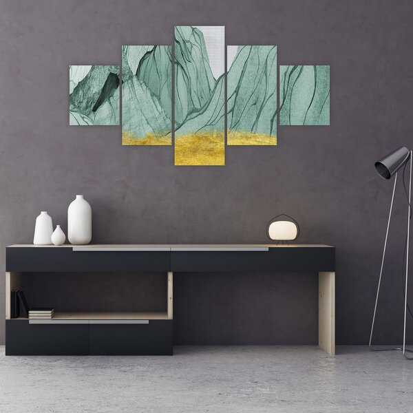 Obraz - Smaragdové hory N⁰1 (125x70 cm)