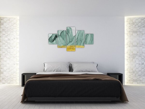 Obraz - Smaragdové hory N⁰1 (125x70 cm)