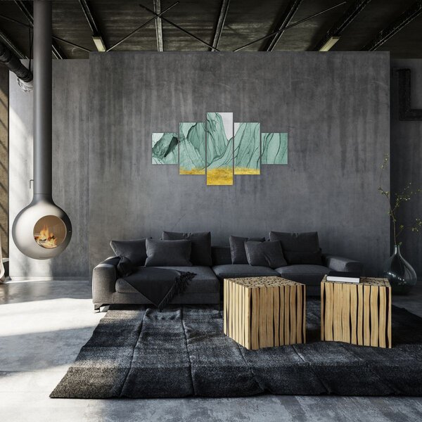 Obraz - Smaragdové hory N⁰1 (125x70 cm)