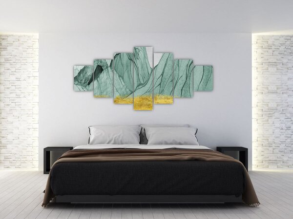 Obraz - Smaragdové hory N⁰1 (210x100 cm)