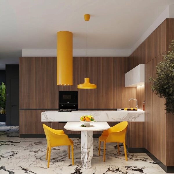 Sollux Lighting Závěsné svítidlo BILO žluté