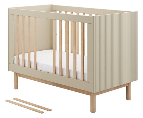 Krémová postýlka 60x120 cm Miloo – Pinio