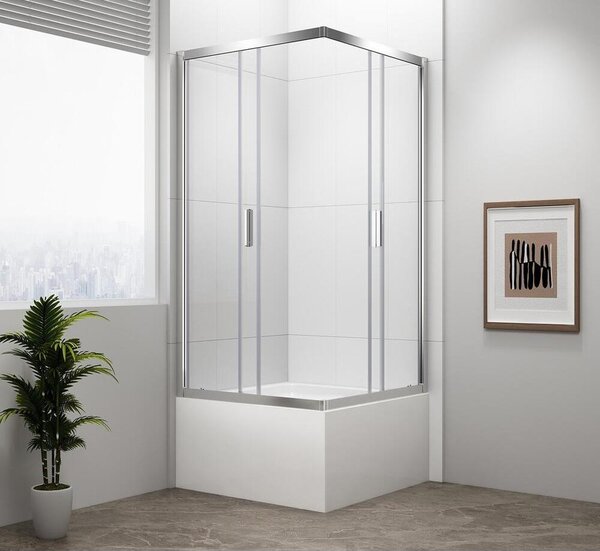 Sprchový kout CARMEN 90x90x165 mm, čiré sklo