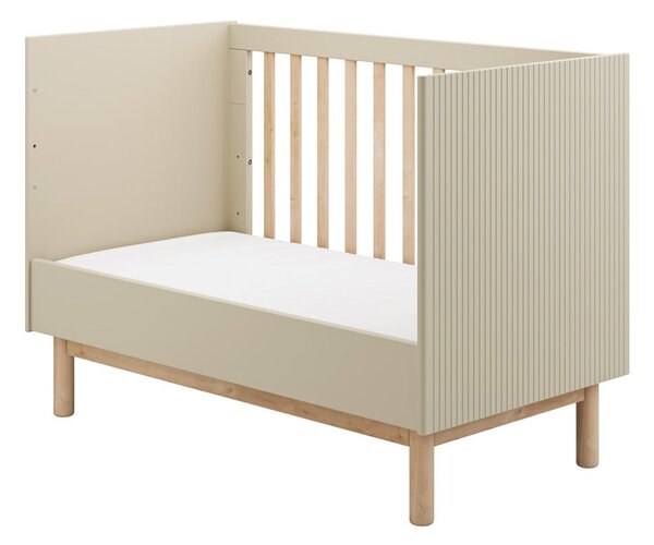 Krémová postýlka 60x120 cm Miloo – Pinio