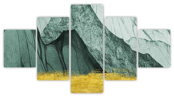 Obraz - Smaragdové hory N⁰2 (125x70 cm)