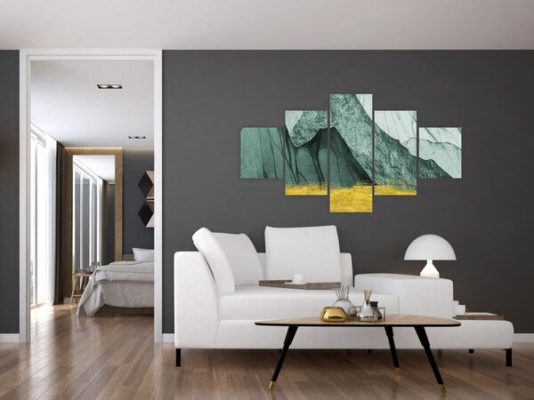 Obraz - Smaragdové hory N⁰2 (125x70 cm)