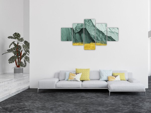 Obraz - Smaragdové hory N⁰2 (125x70 cm)