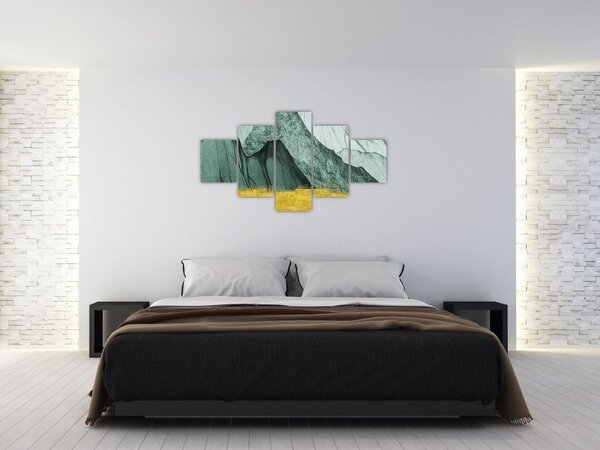 Obraz - Smaragdové hory N⁰2 (125x70 cm)