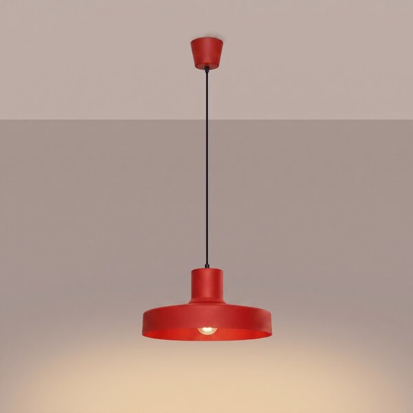 Sollux Lighting Závěsné svítidlo BILO červené