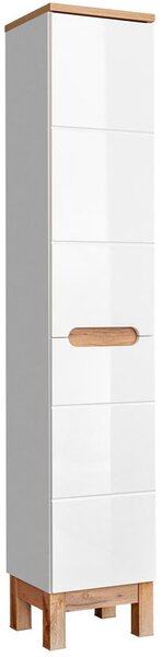 Koupelnová vysoká skříňka BALI WHITE 2D
