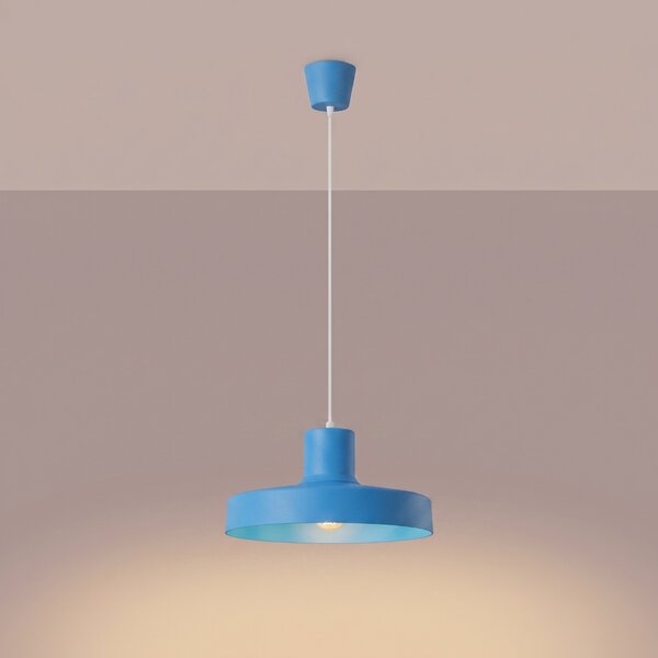 Sollux Lighting Závěsné svítidlo BILO azurové