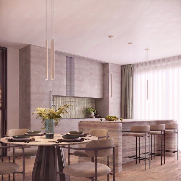 Sollux Lighting Závěsné svítidlo ARCHE 2P béžové