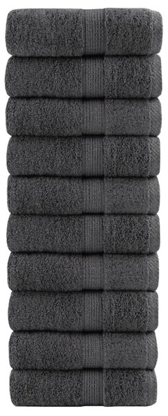 Prémiové mycí utěrky SOLUND 10 ks antracitové 30x30 cm 600 g/m² 137150