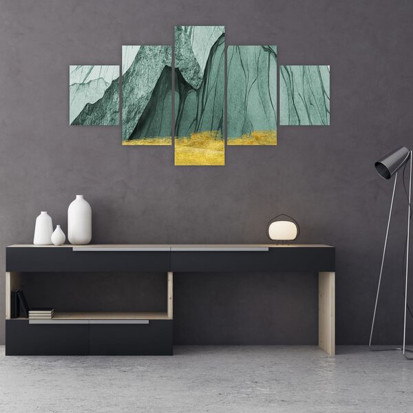 Obraz - Smaragdové hory N⁰3 (125x70 cm)