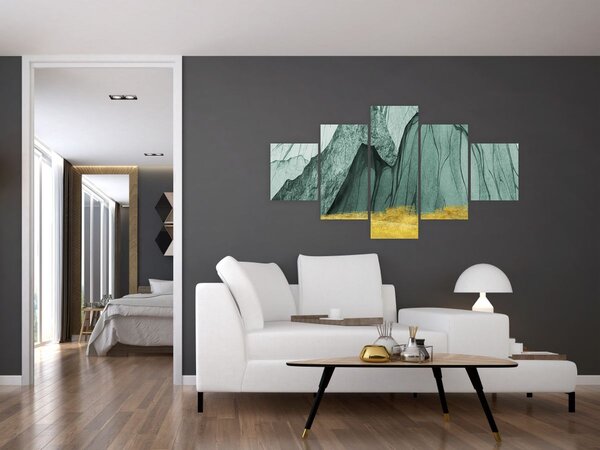 Obraz - Smaragdové hory N⁰3 (125x70 cm)