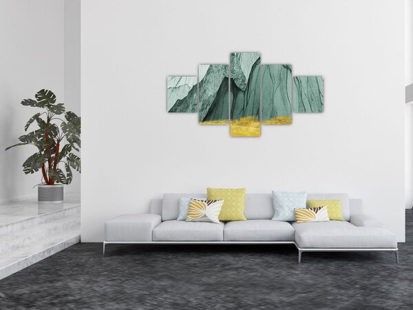 Obraz - Smaragdové hory N⁰3 (125x70 cm)