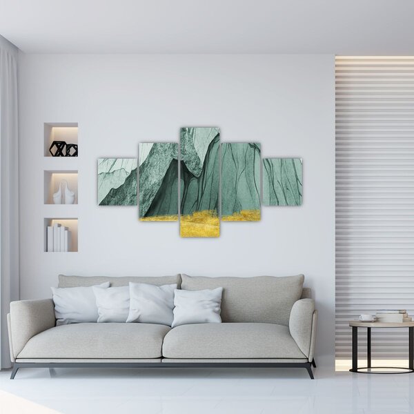 Obraz - Smaragdové hory N⁰3 (125x70 cm)